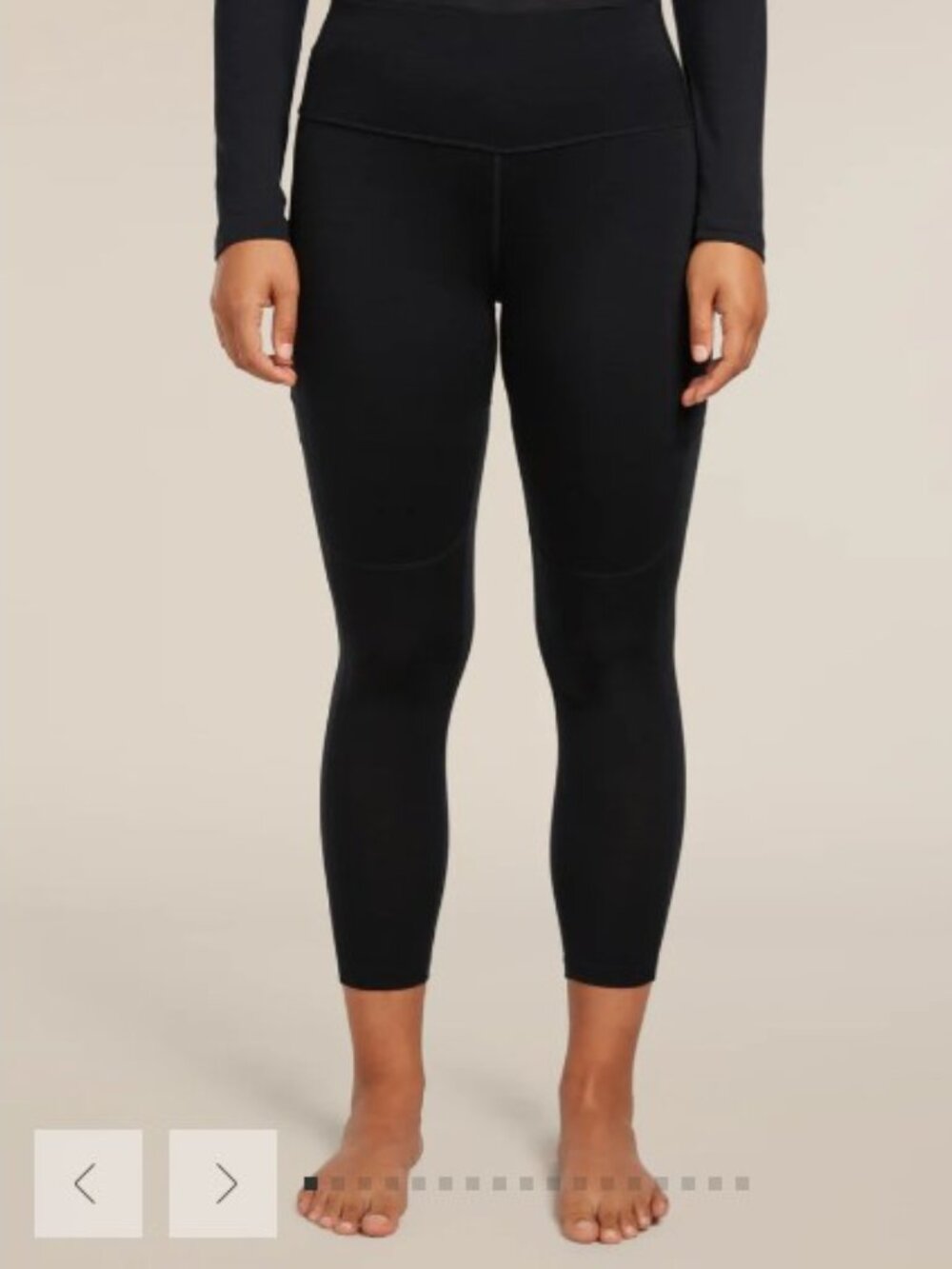 Icebreaker Black Women Merino Speed Winter Tights, Medium, NWT 25'